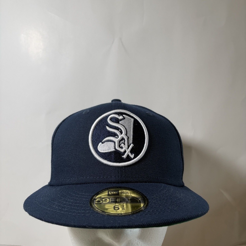 New Era 59FIFTY Chicago White Sox MLB Cooperstown Hat NEW 6 7/8